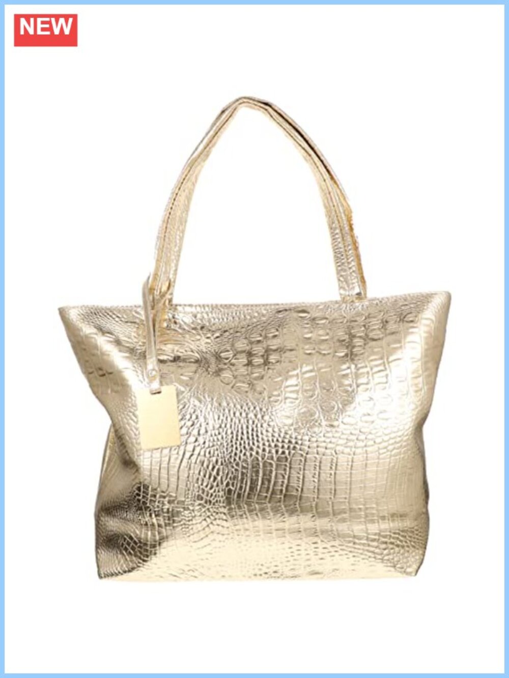 PU Leather Women's Tote Bag Large Capacity Shoulder Handbag